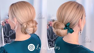 Peinado Elegante Facil y Rapido  Chongo  Lalas Updos [upl. by Gamaliel283]