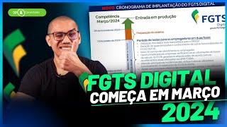 NOVO CRONOGRAMA DO FGTS DIGITAL  EDITAL SIT 0042023 [upl. by Terag]