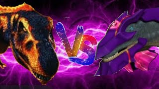 Black Trex vs Spectral Apatosaurus AMV Dino Versus [upl. by Bowler]