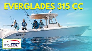 Everglades 315 CC 2024 New Center Console Review  BoatTEST [upl. by Idihc]