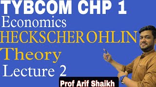 TYBCOM CHP 1 SEM 6 INTERNATIONAL TRADE THEORIES HECKSCHER OHLIN THEORY [upl. by Gnus]