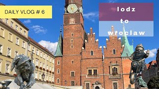 Lodz to Wroclaw by train honest first impressions Should YOU go to Wrocław wow 🇵🇱 Łódź [upl. by Noxin]