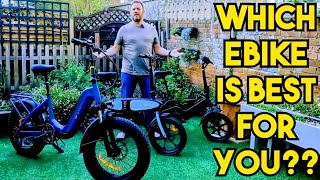 Which Ebike is right for you  DYU Folding Ebikes [upl. by Htrow929]