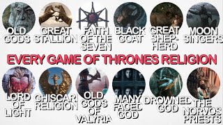 Every Game of Thrones Religion Explained in 42 Minutes [upl. by Ingvar]