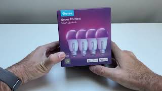 Unboxing Govee Smart Light Bulbs [upl. by Belda285]