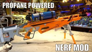 Propane Powered Nerf Blaster [upl. by Nohj]