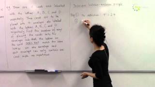 Derangement questions Permutations and Combinations Maths Extension 1 amp 2  PART 1 [upl. by Zamir]