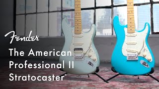 American Professional II Stratocaster  American Professional II Series  Fender [upl. by Attikram]