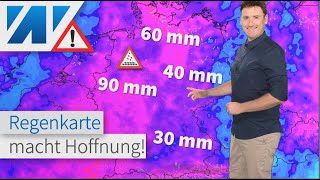 REGEN WAHNSINN die große Schütte Europäischer Wetterdienst mit Regenmassen Unwetter GFS moderat [upl. by Ioj]