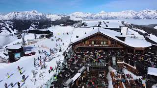 4K DRONE Schmitten Ski Resort Austria [upl. by Nosnev]