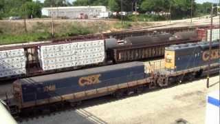 CSX Atlanta  Tilford Yard 6162012 [upl. by Iznyl]