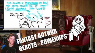 Fantasy Author Reacts  Trope Talk Powerups by Overly Sarcastic Productions [upl. by Sidnarb]