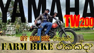 Is TW200 the best budget ADV bike for Sri Lanka YAMAHA TW 200 Review 2021 amp Off Road test SINHALA [upl. by Atilam]