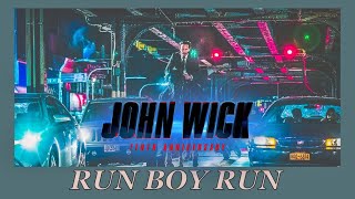 Run Boy Run  John Wick MV  John Wick 10th Anniversary Tribute [upl. by Cioban]