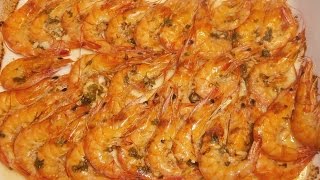 Langostinos al Horno 36  Baked Prawns [upl. by Notsuoh]