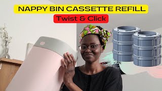 How to refill your Tommee Tippee nappy bin cassette Cheaper refills [upl. by Doowrehs244]