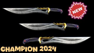 Valorant New Champion 2024 Leaked knife skins [upl. by Anorahs382]