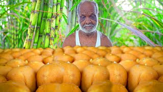 Traditional Jaggery Making Process  Nattu Vellam  Jaggery vs Sugar benefits of jaggery [upl. by Ilrebma]