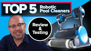 Top 5 Robotic Pool Cleaners  Best Pool Cleaners from Dolphin amp Aquabot  Testing amp Review [upl. by Kehr]