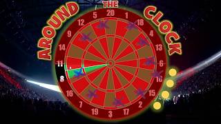 AROUND THE CLOCK  The classic darts game made on PowerPoint  Free to download and play [upl. by Eahc568]