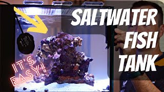 How to Set up a Saltwater Fish Tank [upl. by Llebasi]