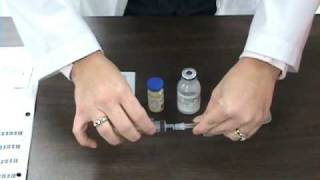 Reconstitution of a Powdered Medication [upl. by Devina]