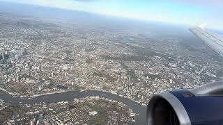 British Airways A319  Clear City Views Landing at London Heathrow [upl. by Yssac387]