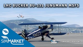 LHC BUCKER BU131 JUNGMANN  LIONHEART CREATIONS  SIMMARKET TRAILER 4K  MSFS2020 [upl. by Fayina]