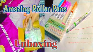 Roller design pens unboxing MKTENTECH [upl. by Ellehcam]