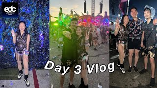 EDC Las Vegas 2023 🎪 Day 3 Vlog  KJ Sawka of Pendulum Griztronics Slander amp many more [upl. by Yarod]