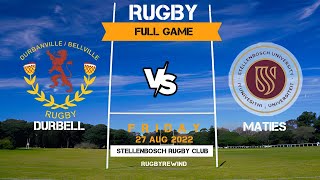 DURBELL VS MATIES 27 AUG 2022 [upl. by Llacam]