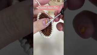 Crochet Hairpin Pattern  Diy Hairpin crochetpattern [upl. by Eniarda]