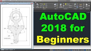 AutoCAD 2018 Tutorial for Beginners  1 [upl. by Mahseh]