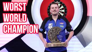 WORST Darts World Champion EVER [upl. by Teddman803]