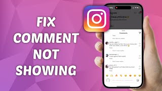 How to FIX Comments Not Showing on Instagram [upl. by Neelie]