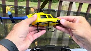 Z1 Bell 206 RC Helicopter maiden flight and more [upl. by Netsrik]