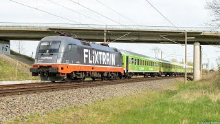 Flixtrain in Berlin Ostkreuz Locomore Berlin OstkreuzStuttgart  Berlin LeoExpress  27042018 [upl. by Myers290]