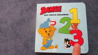 Bamse räknebok med siffror  Uppläsning av barnbok [upl. by Ynnahc672]