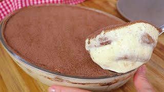 TIRAMISÙ FÁCIL E DELICIOSO NA TRAVESSA  RECEITA SIMPLES E ECONÔMICA [upl. by Annaehr899]