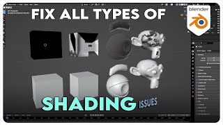 Black Shading Issue in Viewport  Blender [upl. by Adlanor831]