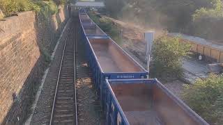 here is a DC rail blue class 60028 to Grovesend quarry from towney loop [upl. by Yslehc]