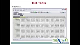 COGNOS TM1 ARCHITECTURE Online Training  TM1 Overview  maxsoftsolutions [upl. by Quinn]