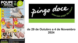 Folheto Pingo Doce PT de 29 de Outubro a 4 de Novembro 2024 [upl. by Adlee]