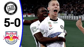 SK Sturm Graz vs RB Salzburg 50 Mika Biereth Goal All Goals and Extended Highlights [upl. by Ader]