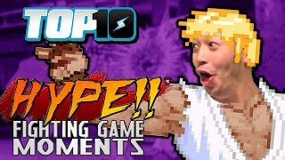 Top 10 Most HYPE Fighting Game Moments [upl. by Deehsar]