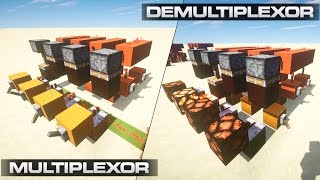 Redstone Avanzada 2 Multiplexores y Demultiplexores  Minecraft [upl. by Eyssej785]