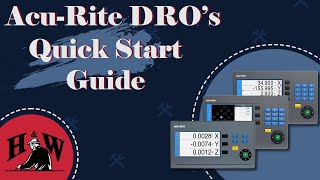 AcuRite DRO Quick Start Guide [upl. by Segalman]