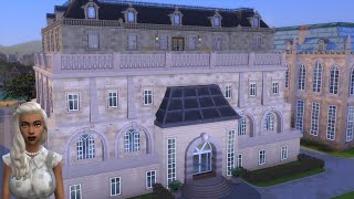 Exploring Britechester WYVERN HALL and DARBYS DEN Sims 4 House [upl. by Assanav]