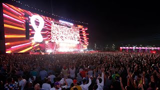 Massive crowd reacting to FIFA World Cup Final 2022 [upl. by Gnes582]