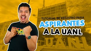 Tutorial de registro para aspirantes a la UANL  Concurso de ingreso UANL Tutorial SIASE [upl. by Ingold]